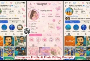 Instagram Profile Crayon Drawing AI Editing Prompts