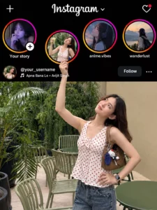Instagram Profile Story Ai photo Prompt