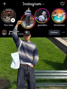 Instagram Profile Story Ai photo Prompt Link