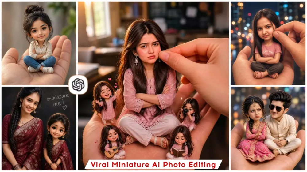 Miniature Me Ai photo Editing Prompts