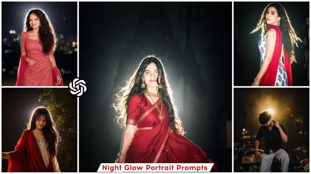 Night Glow Portrait Ai Pahoto Editing Prompts