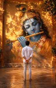 Bhagwat Geeta Ai photo Editing Prompt For Boys