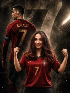 Fifa World Cup Ai Photo Editing Prompt for Girls