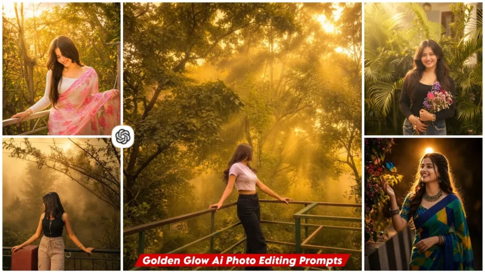 Golden Glow Ai photo Editing Prompt Chatgpt