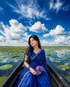 Lake Boat Ai Photo Editing Prompt Girls