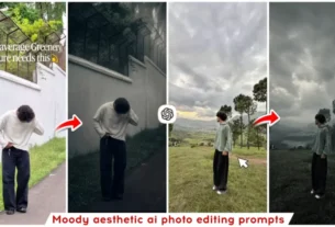 Moody Aesthetic Ai photo Editing Prompt Chatgpt
