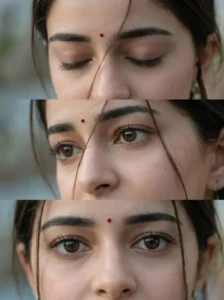 Realistic Eye Close Up Portrait Ai Photo Editing Prompt