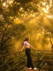 Realistic Golden Glow Ai photo Editing Prompt