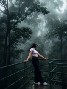 Trending Cinematic Foggy Forest Ai Photo Editing Prompt