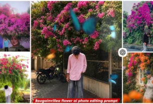 Bougainvillea Flower Ai photo Editing Prompt