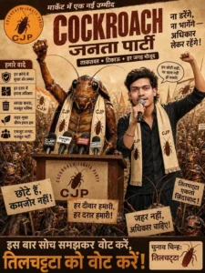 Cockroach Janata Party Photo Editing Prompt 2026