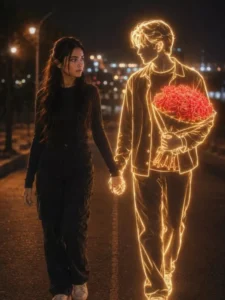 Couples Glowing Soul Ai Photo Editing Prompt