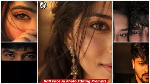 Half Face Ai Photo Editing Prompt Chatgpt