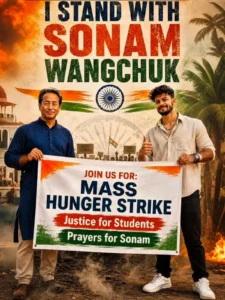 I Support Sonam Wangchuk Ai Photo Editing Prompt With Real Face