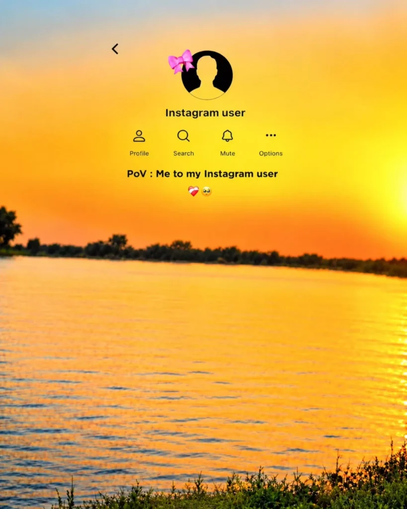 Instagram User Ai photo Prompt Background