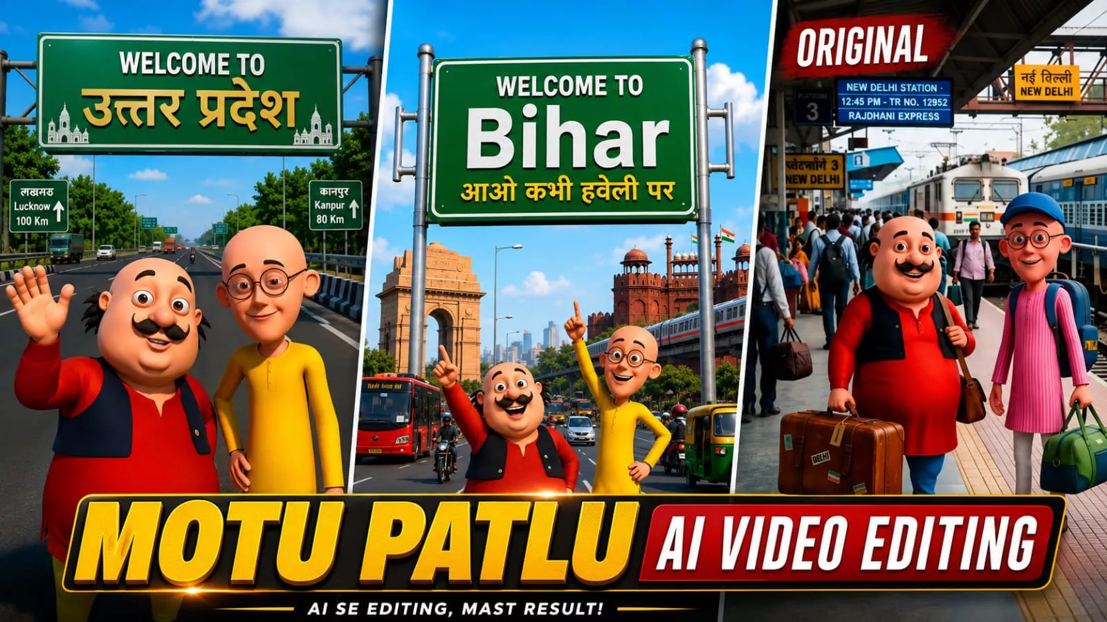 Motu Patlu Vlog Ai Video Editing