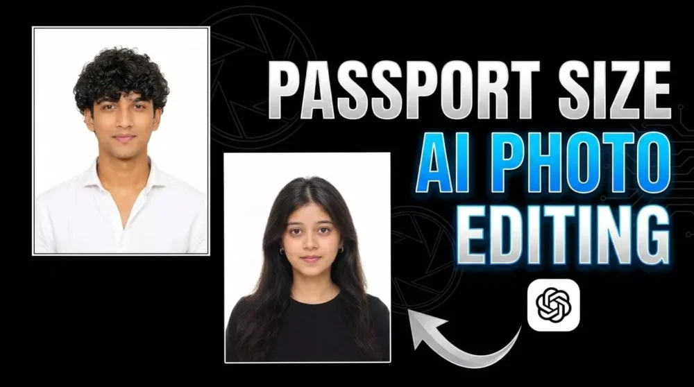 Normal to Passport Size AI Photo Editing Prompt