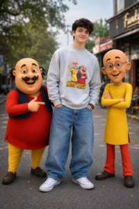Trending Motu Patlu Ai Photo Editing Prompts For Boys