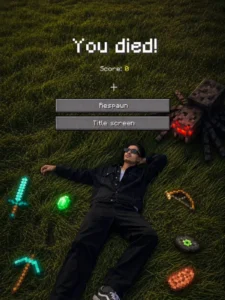 Minecraft Effect Ai Photo Editing Prompt