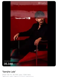 Red Background Attitude Dialogue Capcut Template