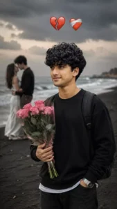 Romantic Beach Boy Ai Photo Prompt