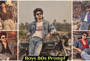 80s Look Photo Prompt For Boys