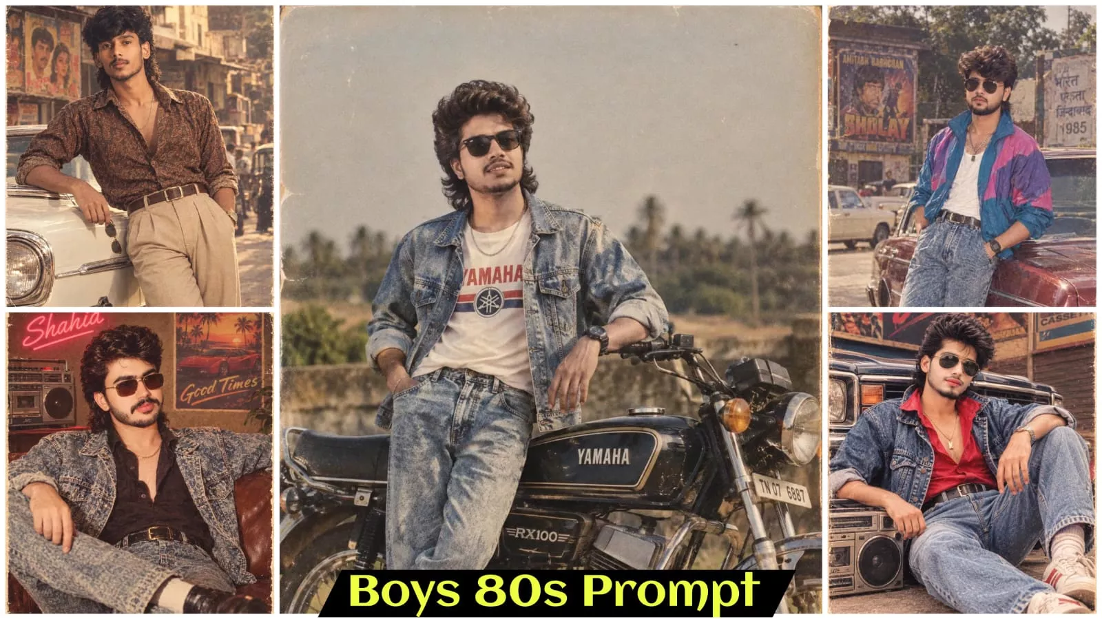 80s Look Photo Prompt For Boys