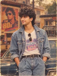 Boys 80s Look Ai Photo Prompt