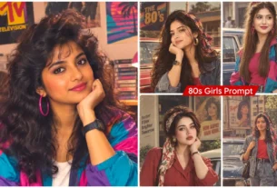 Girls 80s Look Ai Photo Prompt ChatGpt
