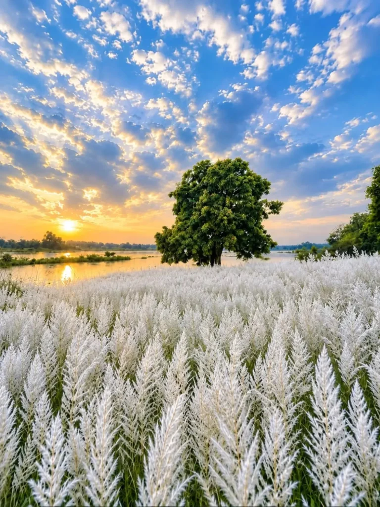 Kash Flower Ai Photo Editing Background Hd
