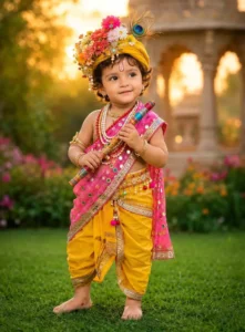Little Krishna Ai Photo Editing Prompt
