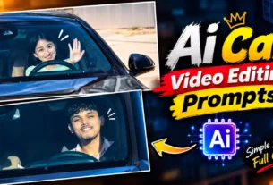 Mercedes Car Driving AI Video Editing Prompt