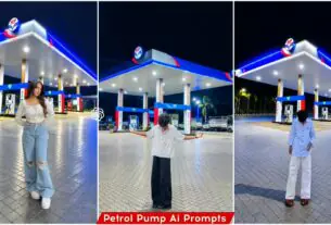 Petrol Pump Ai Photo Editing Prompt