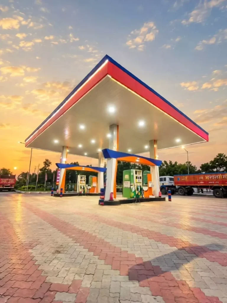 Petrol Pump Day Ai Photo Background