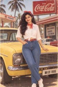 Viral Girls 80s Look Ai Photo Prompt